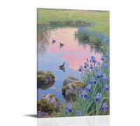 CBWVUWHJW Alpine Meadow Scenic Dawn Bloom Fashionable Wall Decor - Hanging Art Poster And Mural16x24inch(40x60cm)