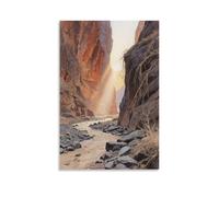 CBWVUWHJW Barren Badlands Scenic Dawn Erosion Fashionable Wall Decor - Hanging Art Poster And Mural12x18inch(30x45cm)