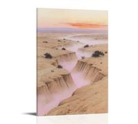 CBWVUWHJW Barren Badlands Scenic Dawn Erosion Fashionable Wall Decor - Hanging Art Poster And Mural24x36inch(60x90cm)