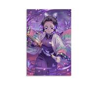 CBWVUWHJW Demon Slayer Shinobu's Butterfly Storm Fashionable Wall Decor - Hanging Art Poster And Mural16x24inch(40x60cm)