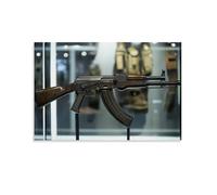 CBWVUWHJW Military Weapons- AK-47 - The Icon of Modern Warfare Fashionable Wall Decor - Hanging Art Poster And Mural08x12inch(20x30cm)