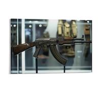 CBWVUWHJW Military Weapons- AK-47 - The Icon of Modern Warfare Fashionable Wall Decor - Hanging Art Poster And Mural08x12inch(20x30cm)