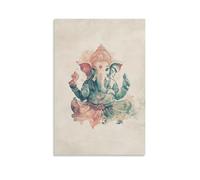 CBWVUWHJW Minimalist Watercolor Ganesha Print for Peaceful And Serene Interiors Fashionable Wall Decor - Hanging Art Poster And Mural12x18inch(30x45cm)