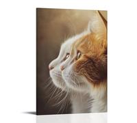 CBWVUWHJW Pet Poster Elegance, Graceful Cat Companions Fashionable Wall Decor - Hanging Art Poster And Mural24x36inch(60x90cm)