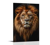CBWVUWHJW Pet Poster Majestic, Regal Lion Portrait Fashionable Wall Decor - Hanging Art Poster And Mural16x24inch(40x60cm)
