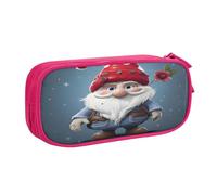CBXYFCBC Cute Cute Gnome Large Pencil Case â€“ Big Capacity Pencil Bag with Compartments, Pen Pouch Double Zipper, Pencase for Middle, High School, College Students, Boys & Girls