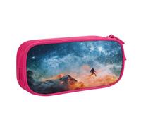 CBXYFCBC Cute Galaxy Space Large Pencil Case â€“ Big Capacity Pencil Bag with Compartments, Pen Pouch Double Zipper, Pencase for Middle, High School, College Students, Boys & Girls