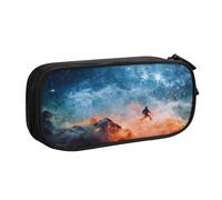 CBXYFCBC Cute Galaxy Space Large Pencil Case â€“ Big Capacity Pencil Bag with Compartments, Pen Pouch Double Zipper, Pencase for Middle, High School, College Students, Boys & Girls