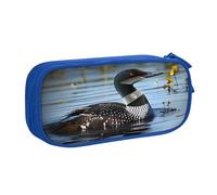 CBXYFCBC Cute Loon Birds Large Pencil Case – Big Capacity Pencil Bag with Compartments, Pen Pouch Double Zipper, Pencase for Middle, High School, College Students, Boys & Girls