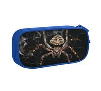 CBXYFCBC Cute Scary Spider Large Pencil Case â€“ Big Capacity Pencil Bag with Compartments, Pen Pouch Double Zipper, Pencase for Middle, High School, College Students, Boys & Girls