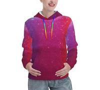 CBXYFCBC Womens Long Sleeve Hoodies Pullover Sweatshirts Gradient Sequin Sparkle Printed Fall And Winter Fashion Hoodie Teen Girls Loose Fit Casual Drawstring Hooded Tops With Pockets