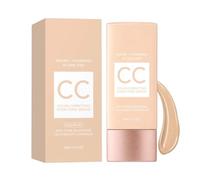 CC Colour-Correcting Serum, Skin-Perfecting CC Cream, 16-hour wear, tecnología adaptativa a tono que cambia de color, cobertura ligera, impermeable for a Natural Glowy Finish (Light brown)