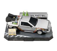 CC Countdown Characters 2024 Twin Pines Mall DeLorean Time Machine Buildable Advent Calendar - Official Back To The Future Collectible Character Statue