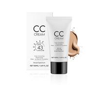 CC Cream for Older Women, CC Cream Skin Tone Adjusting for Mature Skin, Medium to Full Coverage Dewy Finish, Anti-Aging Sunscreen Foundatio with Moisturizer, for All Types