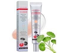 CC Cream with Centella Asiatica, Color Correcting CC Cream Foundation with SPF 25, Full Coverage Tinted Moisturiser, Korean Skincare Makeup, Hydrating, Lightweight, for Natural Radiance