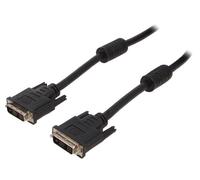 CC-DVI-BK-6 cable single link DVI-D (18+1) male both sides 18m GEMBIRD