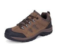 CC-Los Men's Hiking Shoes Lightweight Comfortable Working Sneakers for Men Brown 7
