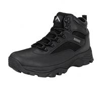 CC-Los Men's Waterproof Hiking Boots Backpacking Walk Boot Lightweight & All Day Comfort Work Shoes All Black Size 6