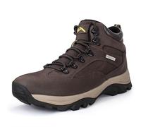 CC-Los Men's Waterproof Hiking Boots Backpacking Walk Boot Lightweight & All Day Comfort Work Shoes Brown UK Wide Size 10