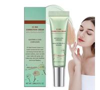 CC Red Correct Cream With Centela Asiatica SPF 25,Anti-Redness Foundation,Lightweight Tinted Moisturiser To Refine Texture For Softer,Hydrated Skin