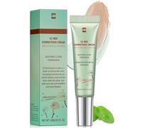 CC Red Correct with Centella Asiatica - Anti-Redness Green Color Correcting Foundation with SPF 25, Lightweight Tinted Moisturizer & Concealer to Refine Skin Texture for Softer, Hydrated Skin