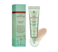CC Red Correct with Centella Asiatica, Colour Correcting Foundation with Spf 25, Anti-Redness Green Color Correcting Foundation, Lightweight Tinted Moisturiser to Refine Texture