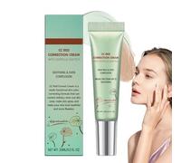 CC Red Correct WithCenTella - Color Correcting Cream, Anti Redness Green Color Correcting Foundation, Lightweight Tinted Moisturiser, Balance Skin Tone And Reduce Redness,Suitable For All Skin Types
