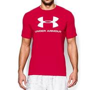 2015 Under Armour Mens Charged Cotton Top Sportstyle Short Sleeve T-Shirt Red XL