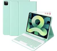 CC Store Case with Keyboard for iPad Air 11 inch M3 2025/M2 2024, iPad Air 5/4 10.9 inch, Keyboard Case for iPad Pro 11 4/3/2/1Gen, Wireless Detachable Keyboard Cover with Pencil Holder, UK Layout