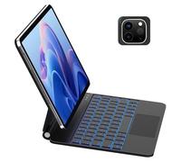 CC Store Keyboard Case for iPad Air 11-inch M4 2026/M3 2025/M2 2024, Pro 11-inch (4th/3rd/2nd/1st Gen) - Magnetic Floating Cantilever Stand, Multi-Touch Trackpad, Backlit for iPad Air 5th/4th Gen