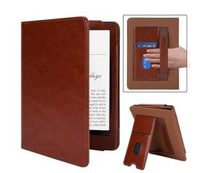 CC Store Kindle Paperwhite Case for 7"/6.8"(12th/11th Generation-2024/2021) and Signature Edition, Magnetic Closure & Premium Leather Material & Kickstand & Auto Sleep/Wake (Brown)
