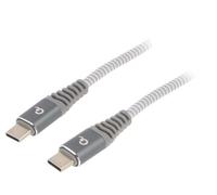 CC-USB2B-CMCM100-1.5M cable USB 2.0 USB C male, both sides 1.5m white-grey 10