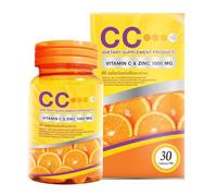 CC Vitamin C 1000mg Skin Nourishing Improvement Supplement Zinc Amino Acid Alpha-Lipoic Acid Natural Extracts - 30 Capsules