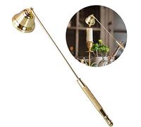 CC wonderland zone Gold Candle Snuffer-Candle Extinguisher Wick Snuffer with Long Handle for Putting Out Candle Flame Safely