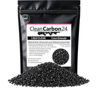 CC24 LIQUI-CLEAN activated carbon granules, 1L | 0.5Kg | Finely granulated in 8x30 Mesh, 0.6-2.4mm for outdoor, camping, gravity & small drinking-water filters