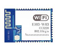 CC3220R 2.4G Serial to Wifi Module SMD E103-W03 18dbm AT Command MQTT Modbus TCP UDP Websocket Connect TSL/SSL 4 Way STA