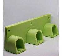 CC3DD Wall Mount Triple Battery Holder for Ryobi One+ 18v Lime Green