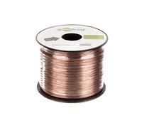 CCA 2x0.75 Speaker Cable Transparent 15018/100m