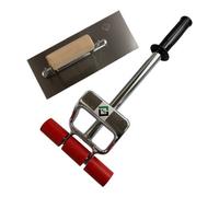 Cca Amtico Karndean Floor Vinyl And Wall Cladding Roller Lvt Extendable 18-24 Inch And A2 Adhesive Trowel Flooring Kit.