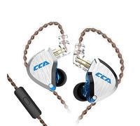 CCA C12 In Ear Earphones 5BA 1DD Hybrid Drivers Wired Sport Earbuds Headphones Stereo Gaming Headset HiFi Clear Sound for Musician Audiophile Singer DJ