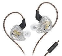 CCA CA2 In-Ear Monitor Earphone with Microphone, Customized Subwoofer, Suitable for Musicians, Noise Reduction - White