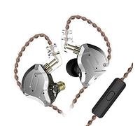 CCA KZ ZS10 Pro 4BA + 1DD Bass Drive In-Ear Headphones, HIFI Stereo Earbud Sweatproof Sports Headphones,Noise-Isolating Monitors for Musicians DJ Headphone,2 Pin Detachable Cable(with mic, Black)