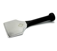 CCA Stair Tool Carpet Fitter Bolster Chisel (90mm - 3 ½”) Wide Metal Tucker, Silver with Black Rubber Protective Sleeve