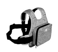 CCACHE Kids Motorcycle Seat Belt, 1 Gray Passenger Safety Belt, Oxford Motorcycle Pillion Grab Handles, Adjustable Non Slip Protection Motorcycle Strap, Motorcycle Seat Strap for Children