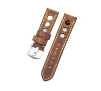 CCACHE Leather Wrist Strap Fit For Watch 3 Holes Vintage Watch Band Strap Leather Soft Leather Men Watch Strap 23mm(B,23mm)