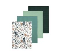 CCANIMAL S/4 PRINTED & WAFFLE TEATOWEL