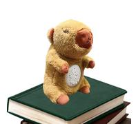 cCapybara en plush respiratoire, jouet d'animal en plush, compagnon apaisant doux, lumière de projection douce, parfaite pour la décoration de la chambre, confort au coucher pour et adulte