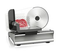 Ccarzzi Meat Slicer Electric Deli Food Slicer Machine for Home, 0-15mm Adjustable Thickness, Removable Stainless Steel Blade, Easy to Clean, for Meat, Cheese, Bread, Fruit