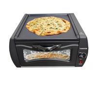 Ccarzzi Mini Electric Tandoor Oven, 15L Pizza Oven with Baking Tray, Grill Net, Grill Tongs, for Lahmacun Manakish Naan Bread Chapati Roti
