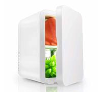 Ccarzzi Mini Fridge, 8L Small Freezer - Mini refrigerator, Cooler & Warmer with AC/DC Powered - Portable mini fridge for Car Bedroom Offices, Camping, Skincare, Food, and Drinks